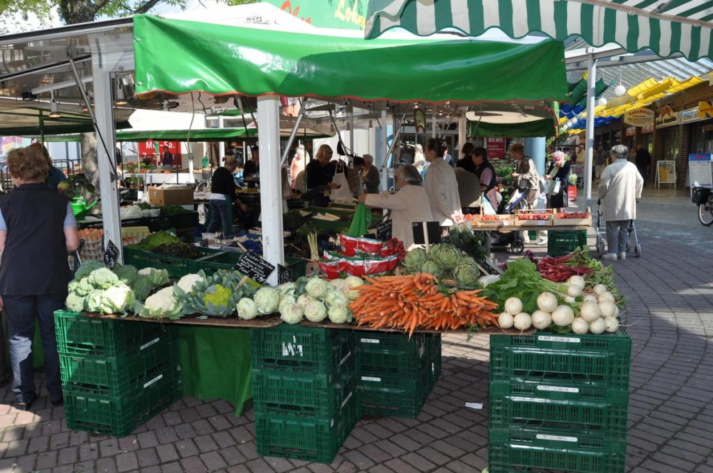 Wochenmarkt in Blockdiek