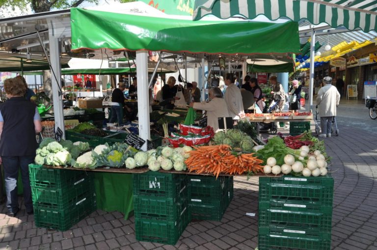 Wochenmarkt in Blockdiek