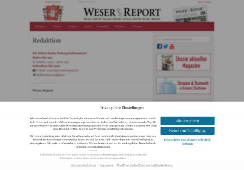 Weser Report Weser Report